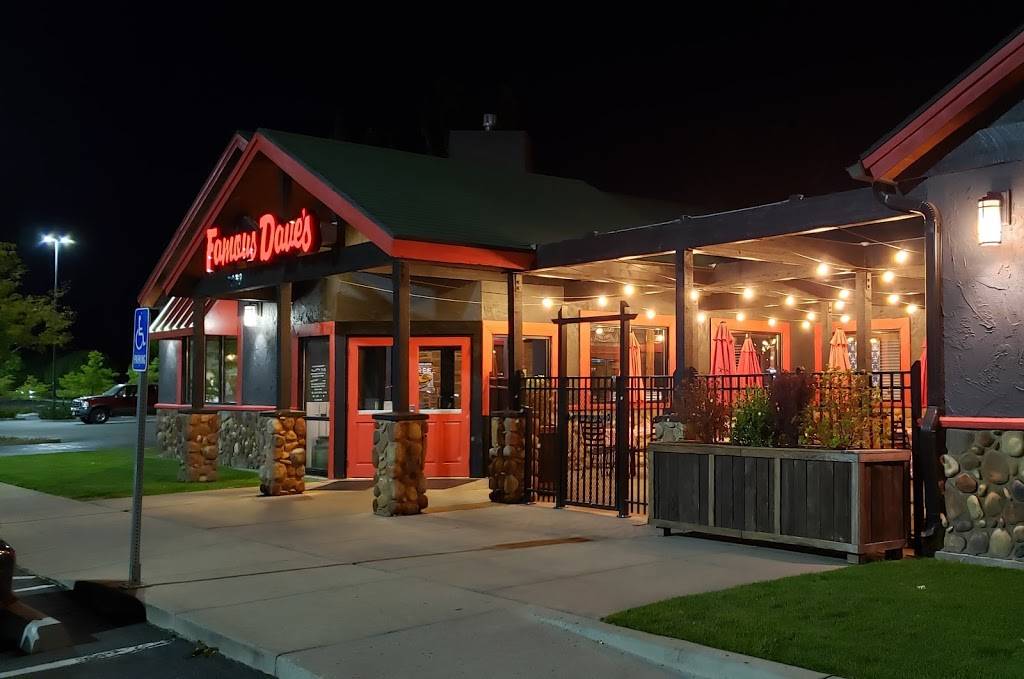 Famous Daves Bar-B-Que | restaurant | 7273 S, Plaza Center Dr, West Jordan, UT 84084, USA | 8012808844 OR +1 801-280-8844