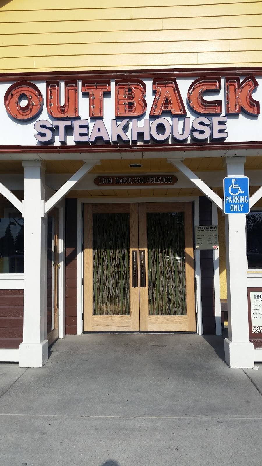 Outback Steakhouse | restaurant | 5051 Stockdale Hwy, Bakersfield, CA 93309, USA | 6618347850 OR +1 661-834-7850
