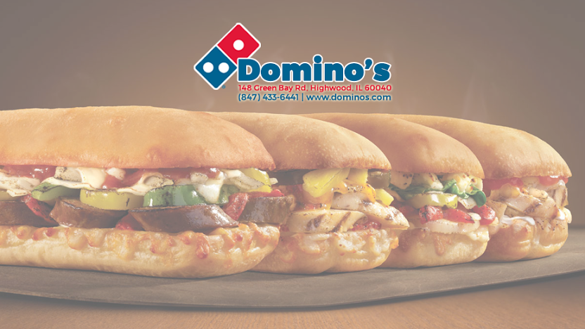 Dominos Pizza | meal delivery | 9 Prairie Ave Ste B, Highwood, IL 60040, USA | 8474336441 OR +1 847-433-6441