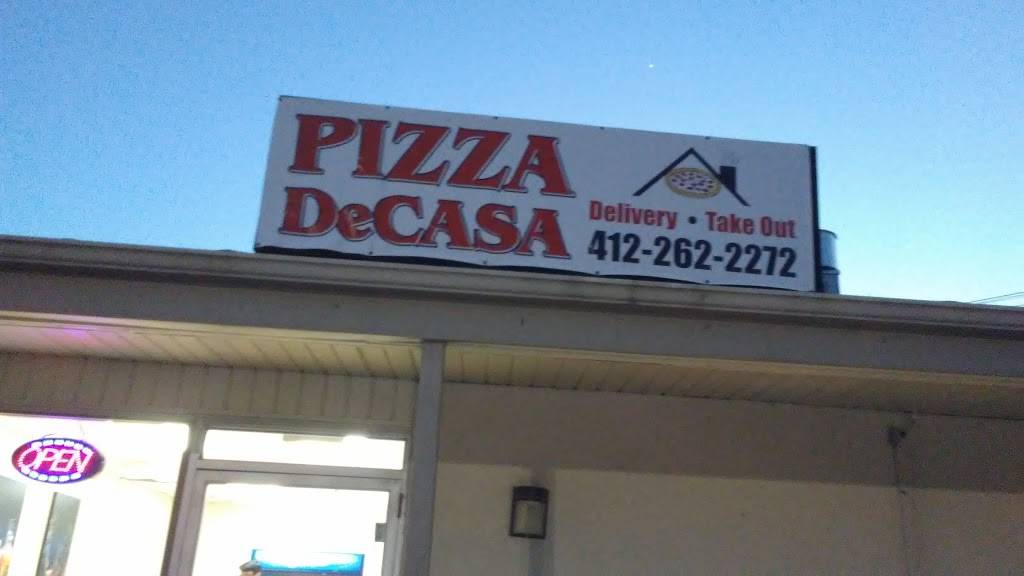 Pizza DeCasa | restaurant | 101 Fern Hollow Rd, Coraopolis, PA 15108, USA | 4122622272 OR +1 412-262-2272