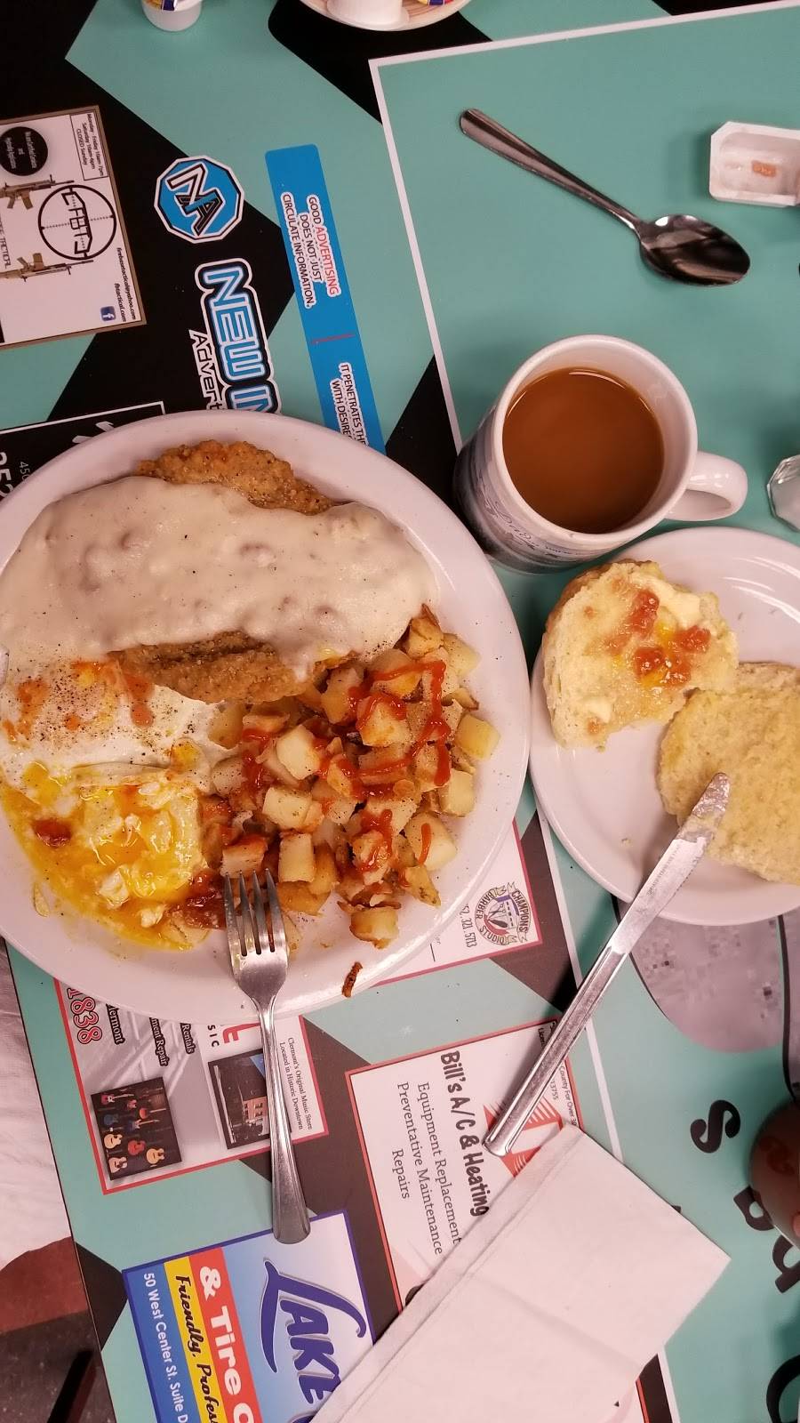 Papas Diner | restaurant | 626 FL-50, Clermont, FL 34711, USA | 3523944474 OR +1 352-394-4474