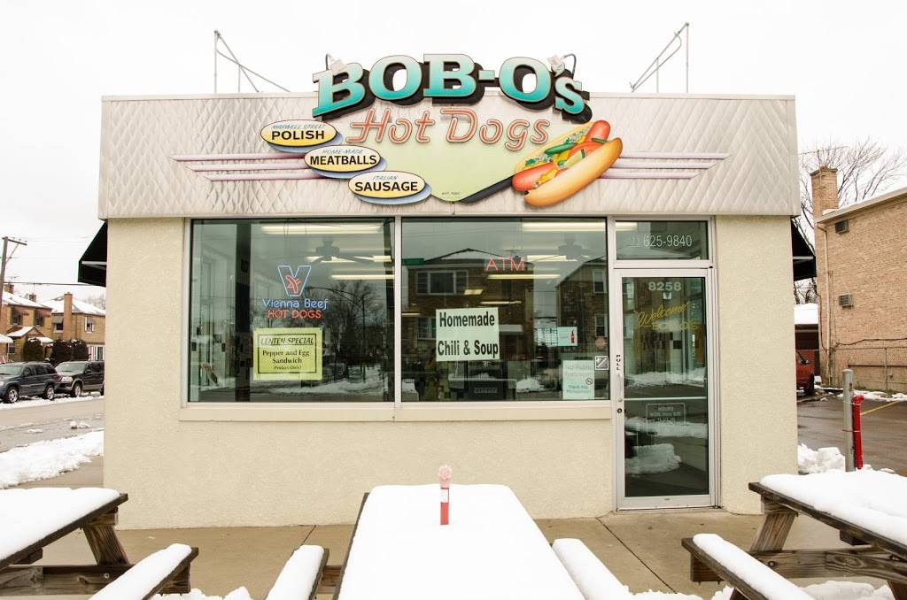 Bob-Os Hot Dogs | restaurant | 8258 W Irving Park Rd, Chicago, IL 60634, USA | 7736259840 OR +1 773-625-9840
