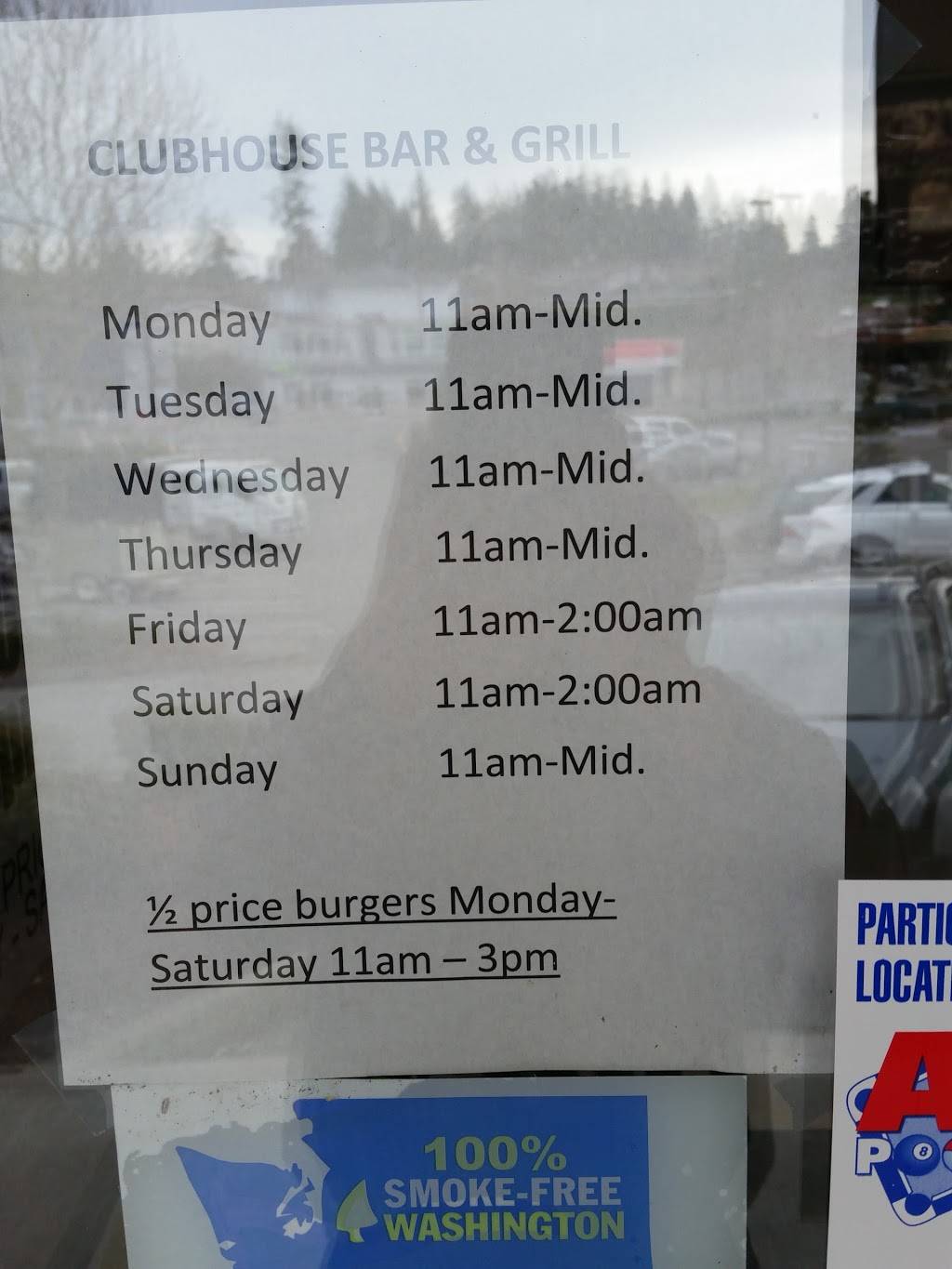 Clubhouse Grill | restaurant | 4809 Evergreen Way, Everett, WA 98203, USA | 4253030290 OR +1 425-303-0290