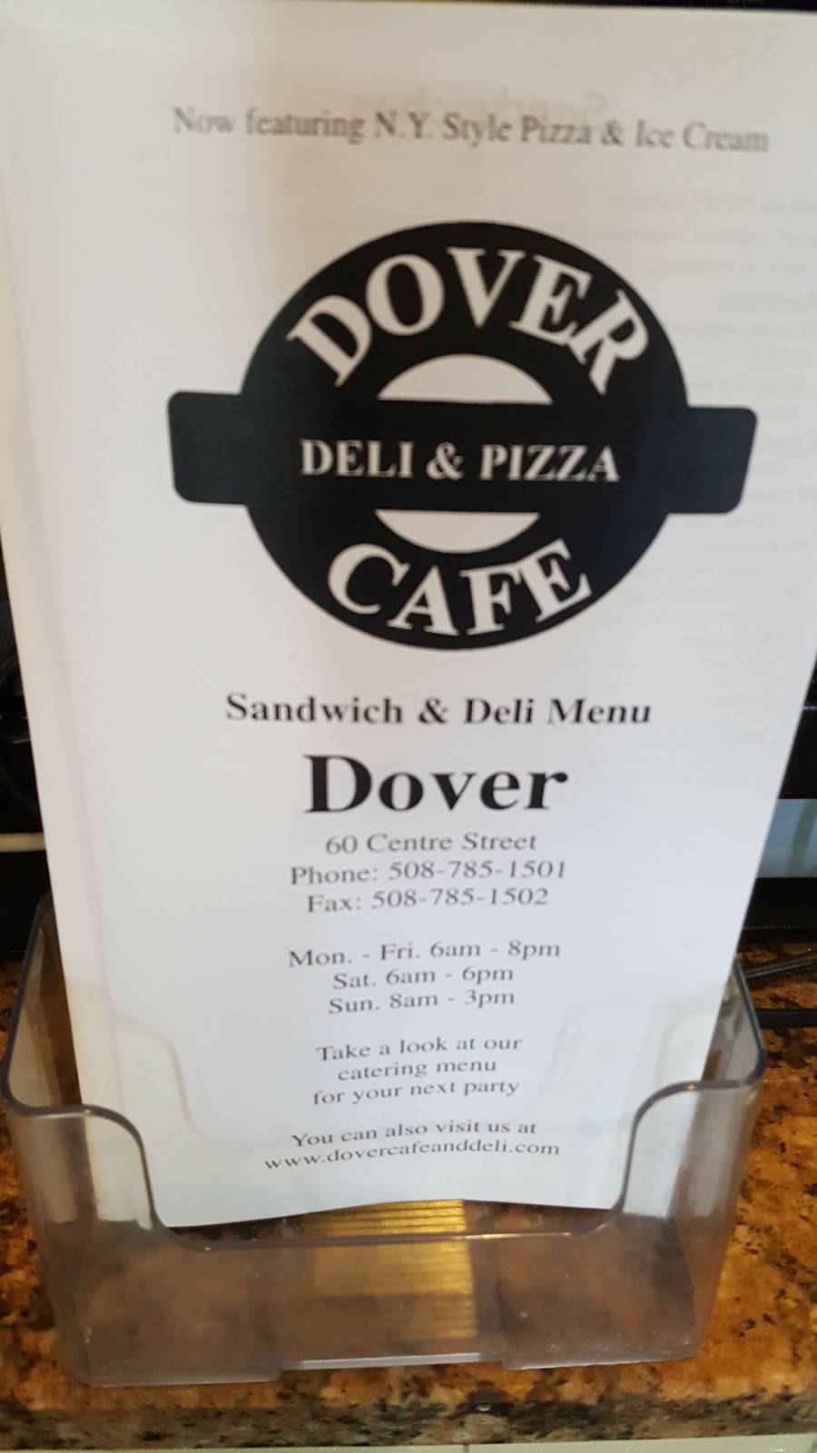Dover Cafe & Deli | cafe | 60 Centre St, Dover, MA 02030, USA | 5087851501 OR +1 508-785-1501