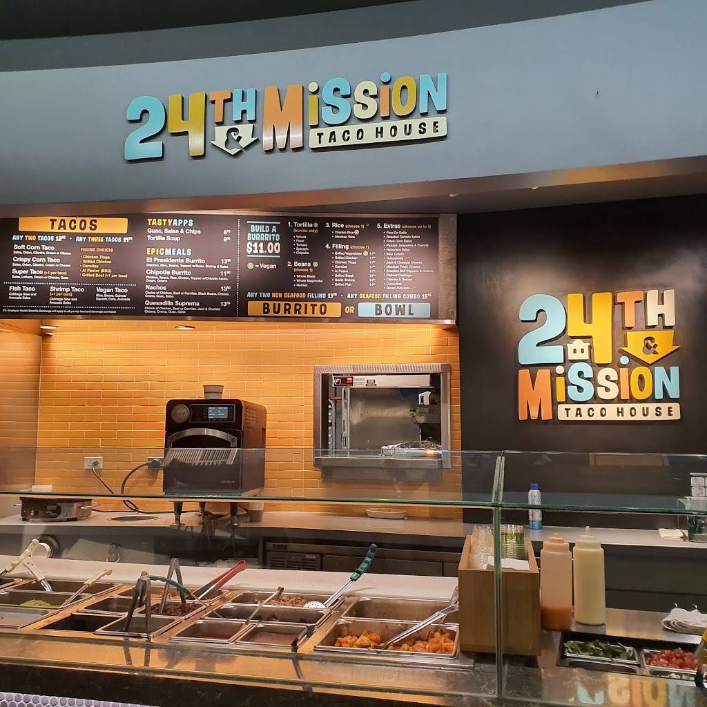 24th & Mission Taco House | restaurant | International Terminal Main Hall Food Court (near Pre-Security, Boarding Area G, San Francisco, CA 94128, USA | 6506449300 OR +1 650-644-9300
