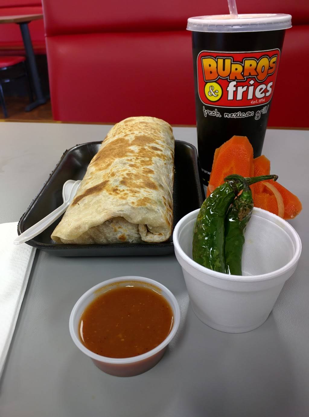 Burros & Fries Lemon Grove | restaurant | 6929 Federal Blvd, Lemon Grove, CA 91945, USA | 6194690791 OR +1 619-469-0791