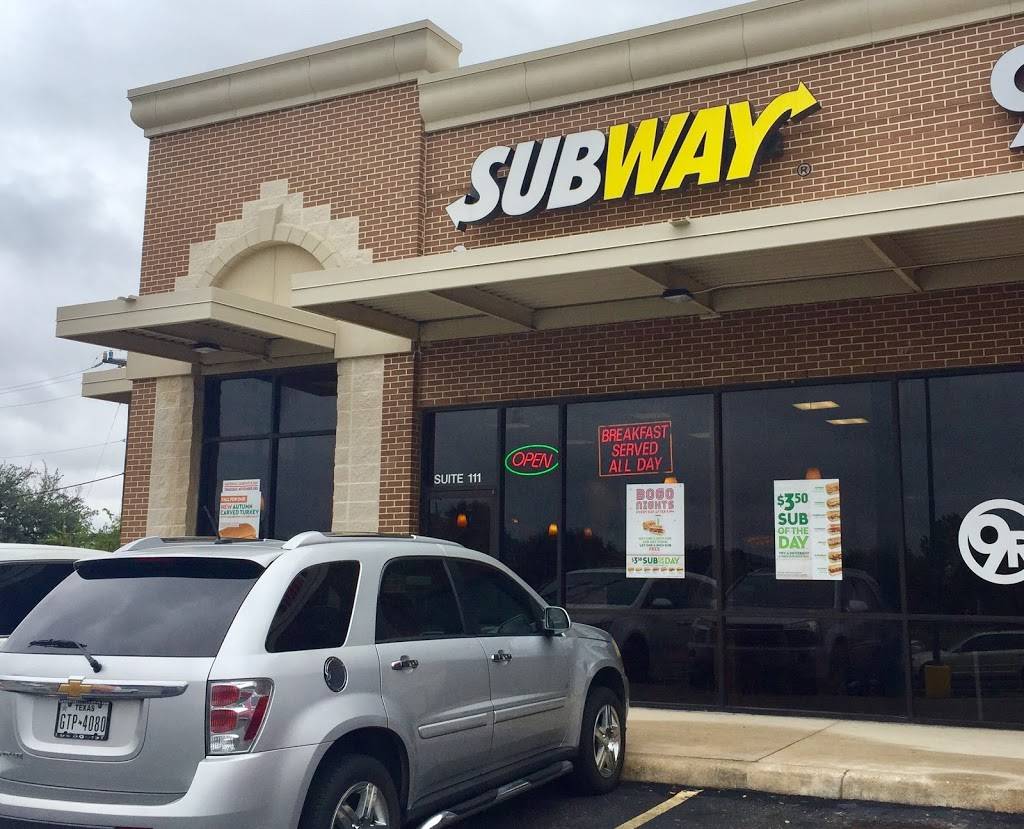 Subway Restaurants | restaurant | 14439 NW Military Hwy, Suite 112, Olmos Creek Shopping Center, San Antonio, TX 78230, USA | 2104081086 OR +1 210-408-1086