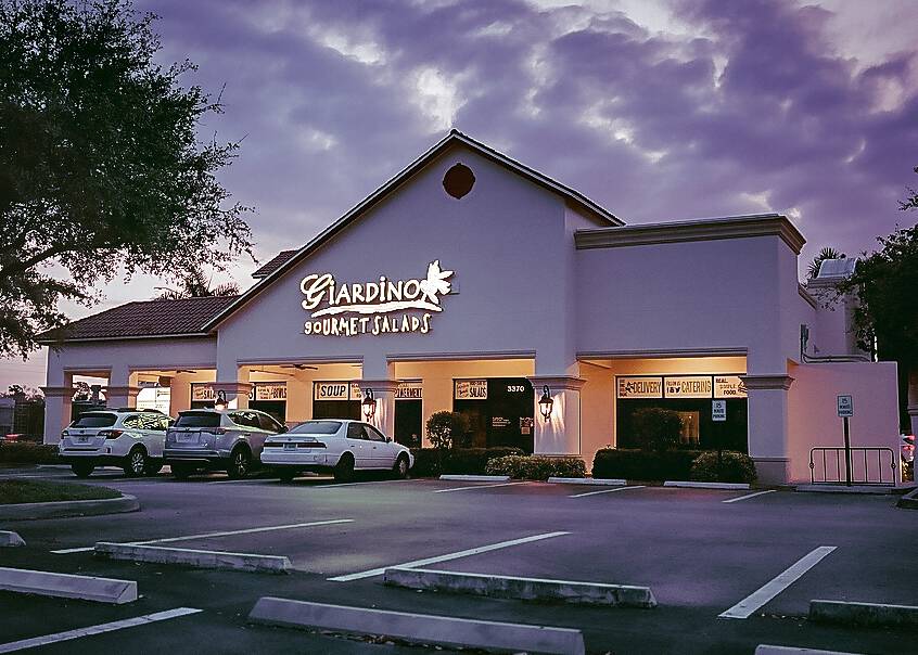 Giardino Gourmet Salads | restaurant | 3370 Pine Ridge Rd, Naples, FL 34109, USA | 2397780025 OR +1 239-778-0025