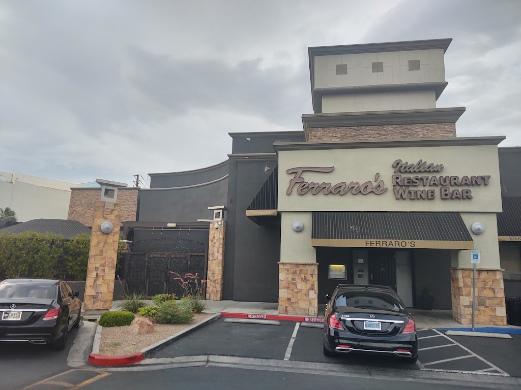 Ferraros Italian Restaurant & Wine Bar | restaurant | 4480 Paradise Rd, Las Vegas, NV 89169, USA | 7023645300 OR +1 702-364-5300