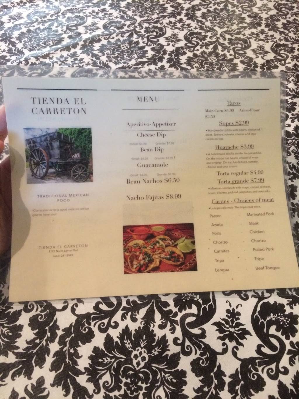 Tienda El Carreton | restaurant | 1122 N Lamar Blvd, Oxford, MS 38655, USA | 6622818949 OR +1 662-281-8949