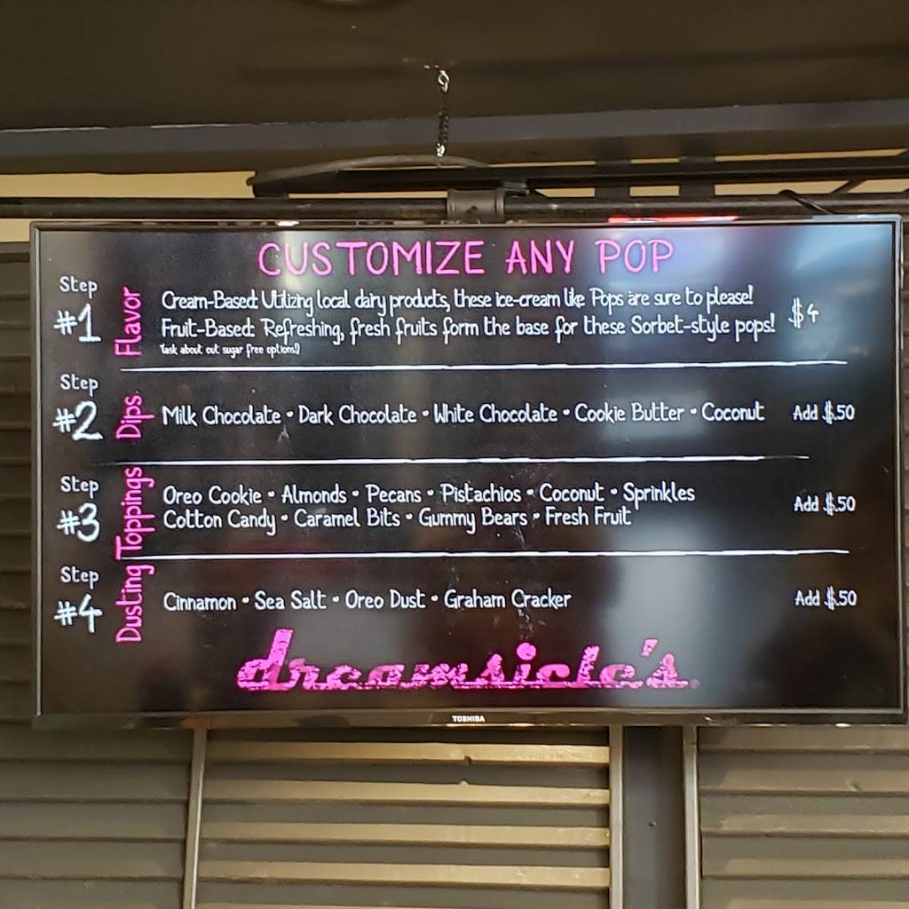 Dreamsicles | restaurant | 110 E Main St, Branson, MO 65616, USA | 4179735002 OR +1 417-973-5002