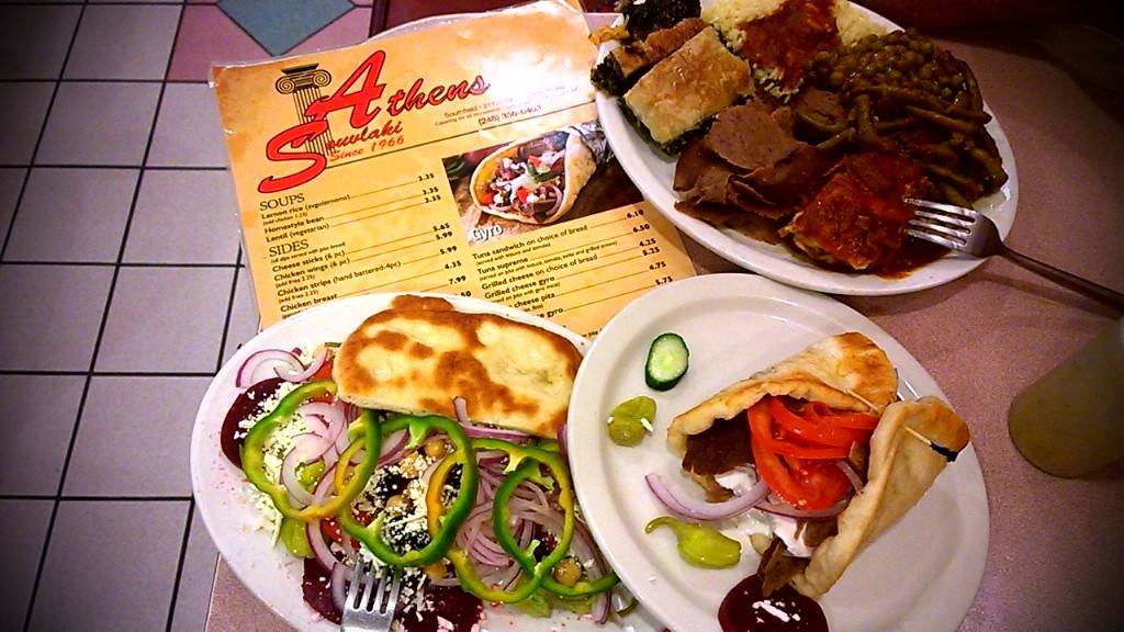 Athens Souvlaki | restaurant | 21738 W Eleven Mile Rd, Southfield, MI 48076, USA | 2483566463 OR +1 248-356-6463