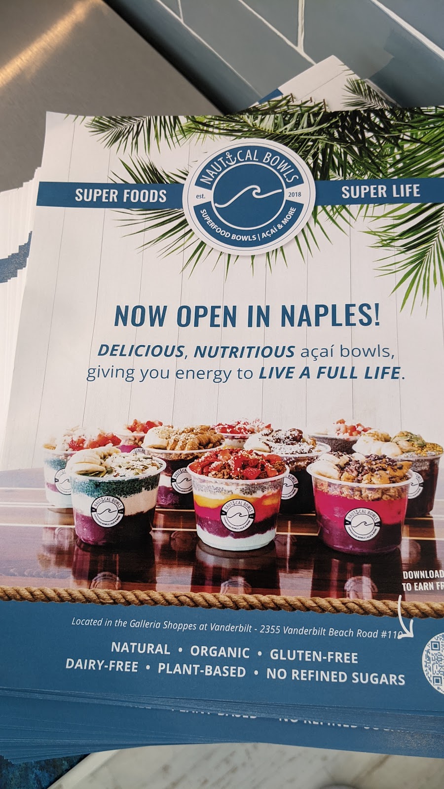 Nautical Bowls Naples FL | restaurant | 2355 Vanderbilt Beach Rd Ste 110, Naples, FL 34109, USA | 2394315180 OR +1 239-431-5180