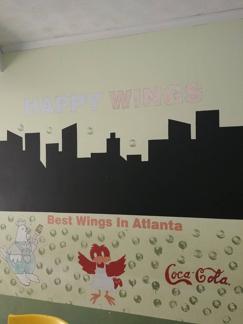 Happy Wings | restaurant | 2760 Donald Lee Hollowell Pkwy NW, Atlanta, GA 30318, USA | 4047997777 OR +1 404-799-7777