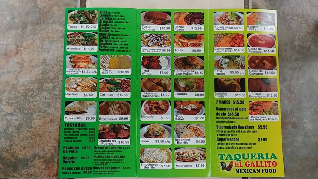 Taqueria El Gallito Mexican Food | restaurant | 304 Havana St, Aurora, CO 80010, USA | 3033642107 OR +1 303-364-2107