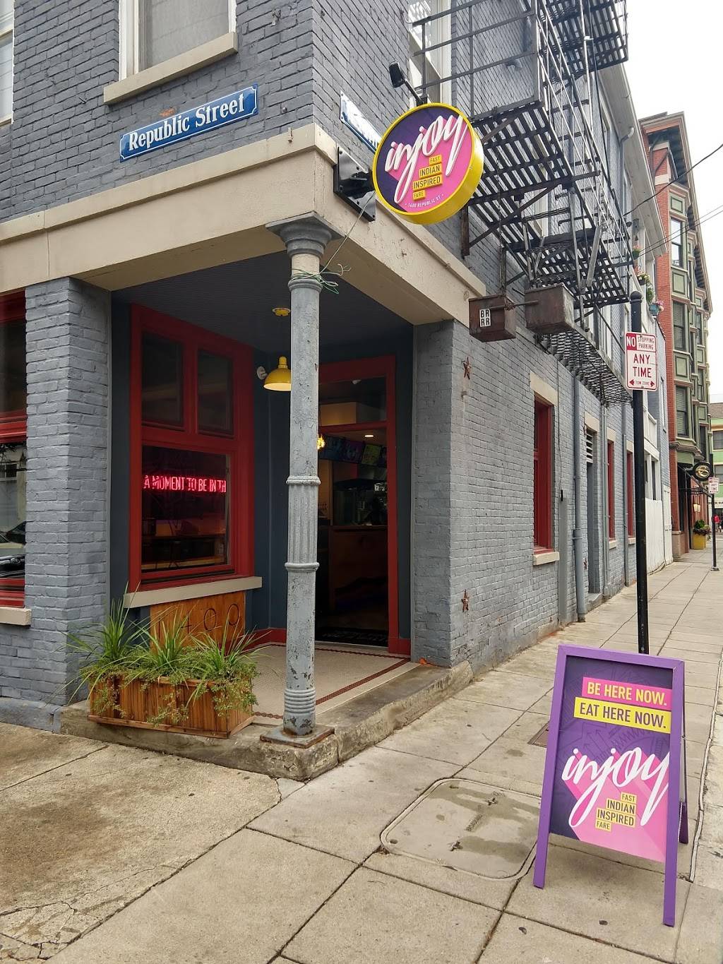 Injoy | restaurant | 1400 Republic St, Cincinnati, OH 45202, USA | 5135808590 OR +1 513-580-8590