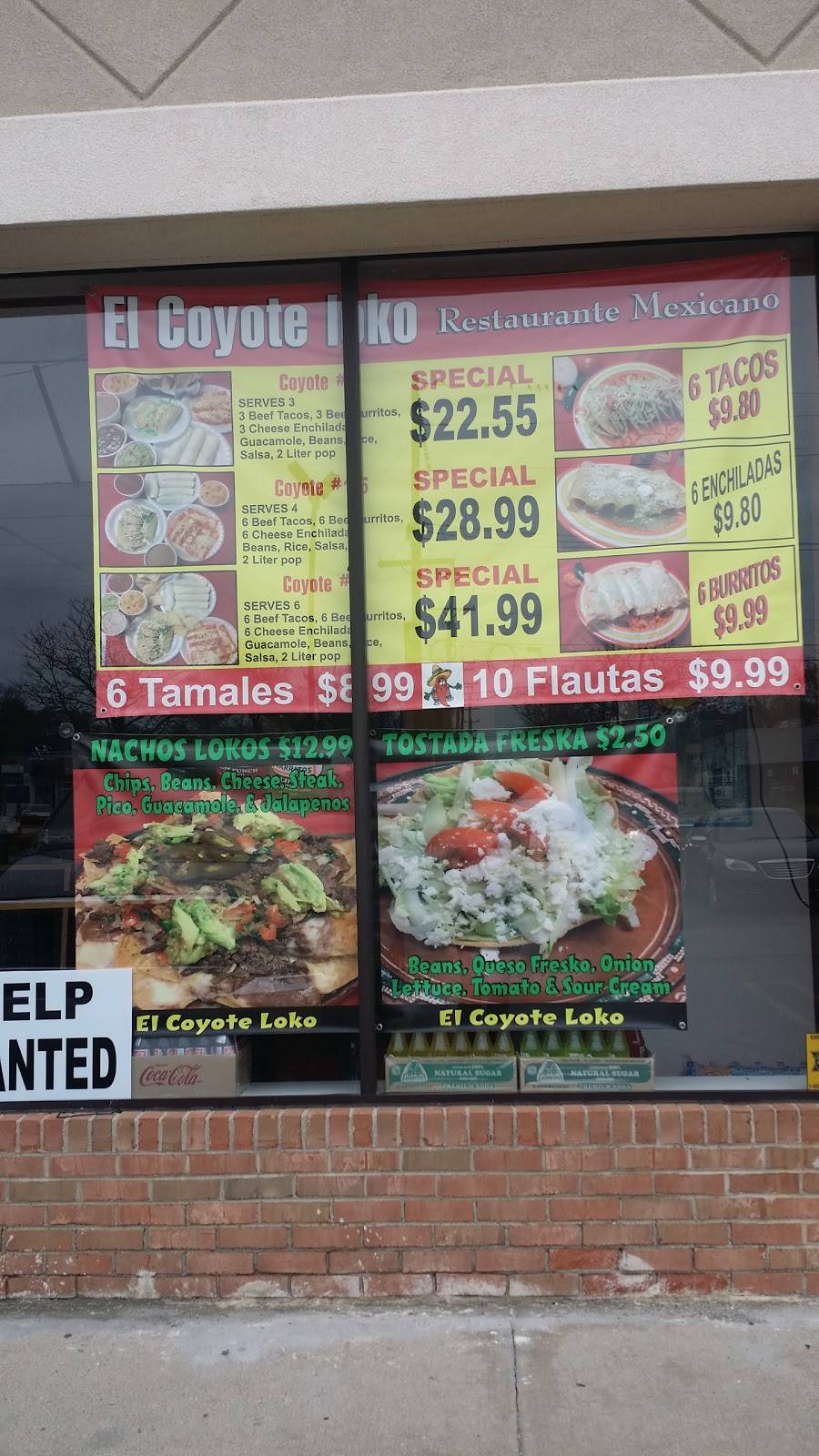 El Coyote Loko | restaurant | 34718 Plymouth Rd, Livonia, MI 48150, USA | 7345221804 OR +1 734-522-1804