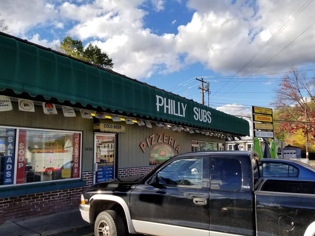 Philly subs&pizzeria | restaurant | 1428 N Washington St, Wilkes-Barre, PA 18705, USA | 5708239431 OR +1 570-823-9431