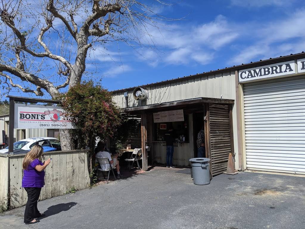 Bonis Tacos | restaurant | 2405 Village Ln Ste F, Cambria, CA 93428, USA | 8059097651 OR +1 805-909-7651