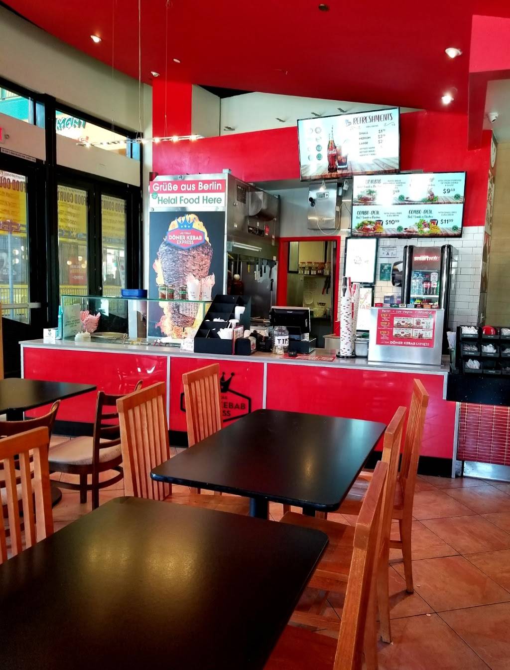 Döner Kebab Express Las Vegas | restaurant | 450 Fremont St, Las Vegas, NV 89101, USA | 7252054929 OR +1 725-205-4929
