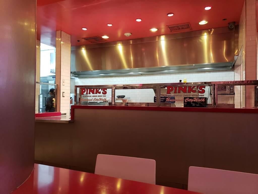 Pinks Hot Dog | restaurant | 201 Universal City Plaza, North Hollywood, CA 91602, USA | 8186222364 OR +1 818-622-2364