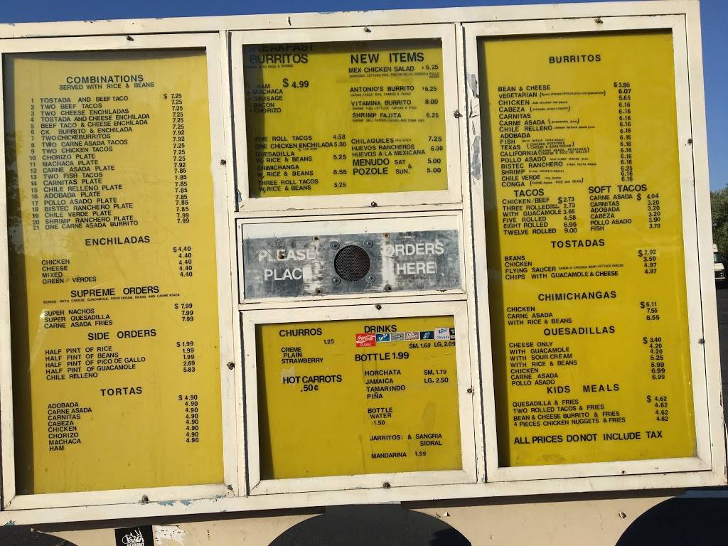 Antonios Mexican Food | restaurant | 1755 E Valley Pkwy, Escondido, CA 92027, USA | 7604890828 OR +1 760-489-0828