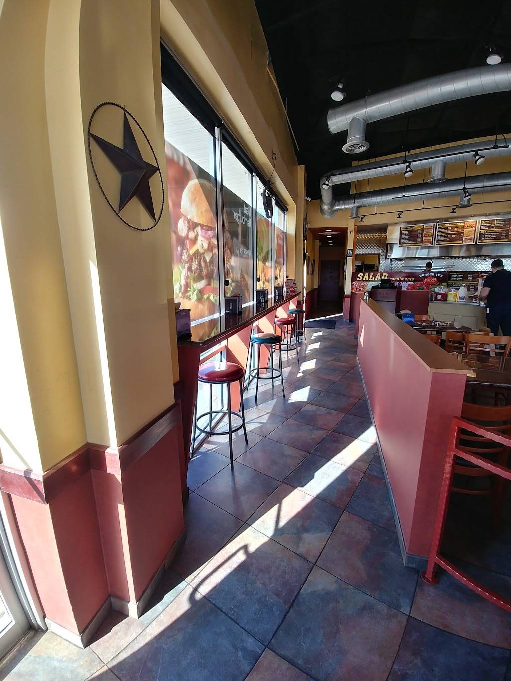 Burger Tex Grill | restaurant | 17756 Katy Freeway Service Road, Houston, TX 77094, USA | 2815789495 OR +1 281-578-9495