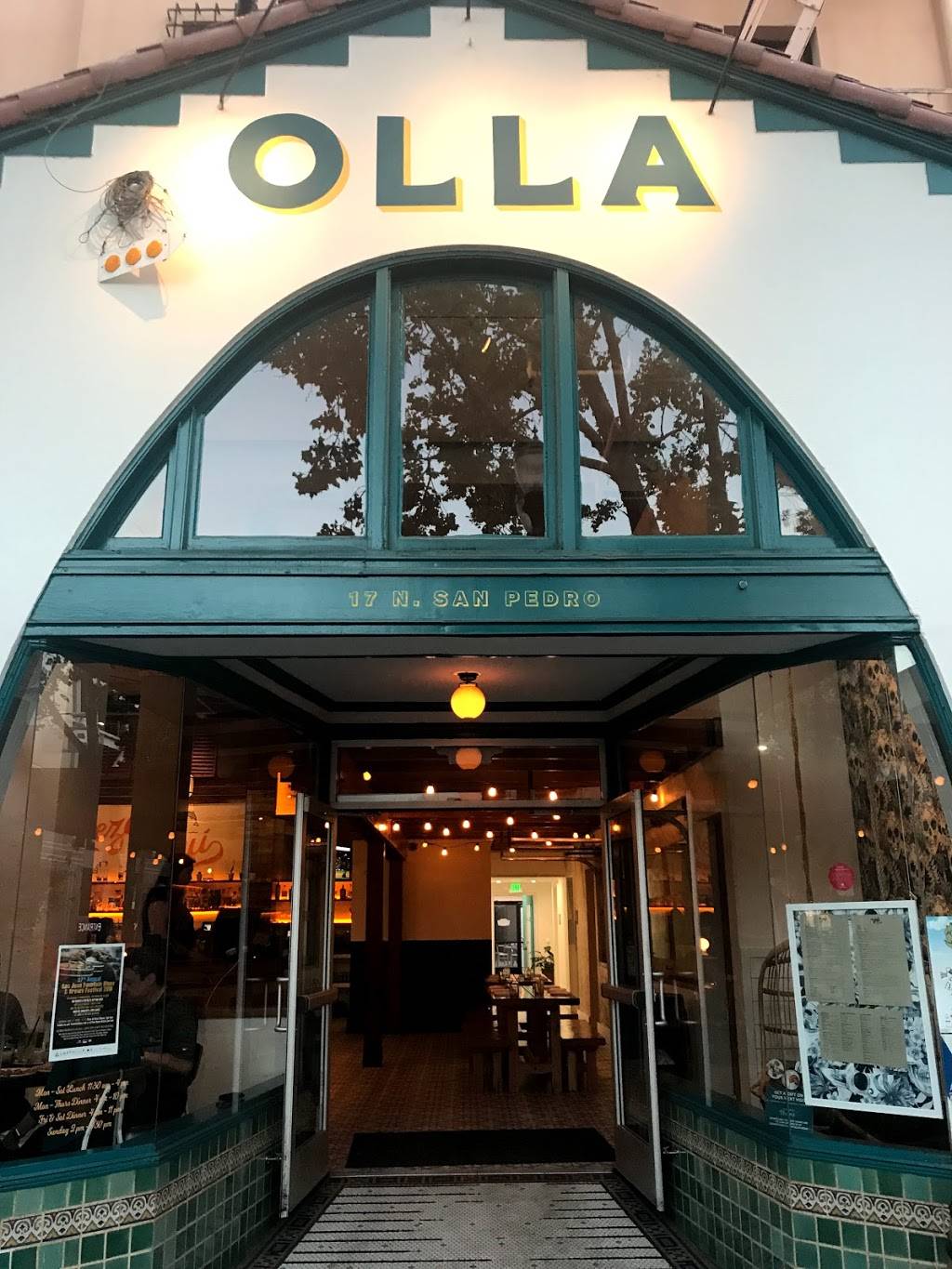 Olla Cocina | restaurant | 17 N San Pedro St, San Jose, CA 95110, USA | 4086067999 OR +1 408-606-7999