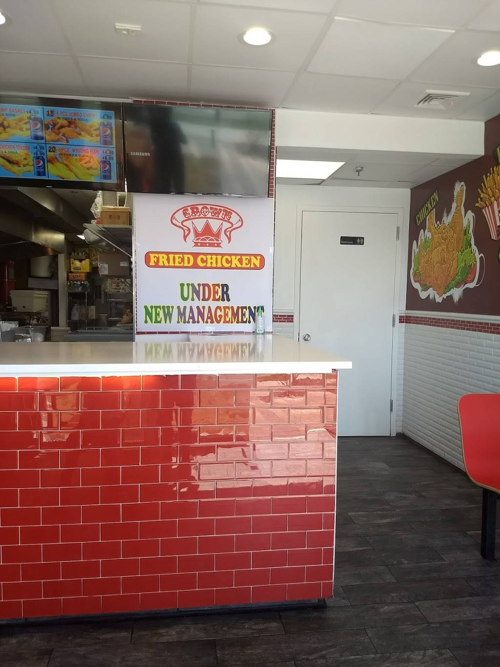 Crown Fried Chicken | meal takeaway | 217 Bethpage Rd #25, Hicksville, NY 11801, USA | 5169380200 OR +1 516-938-0200