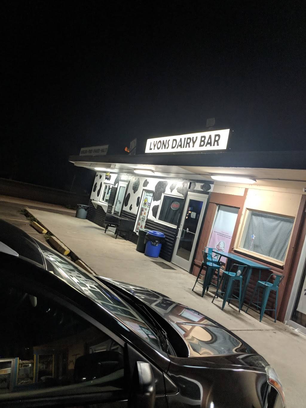 Lyons Dairy Bar | restaurant | 112 US-36, Longmont, CO 80503, USA | 3038235800 OR +1 303-823-5800