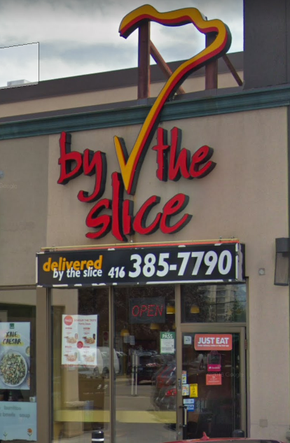 Pizza By the slice | restaurant | 861 York Mills Rd, North York, ON M3B 1Y4, Canada | 4163853434 OR +1 416-385-3434