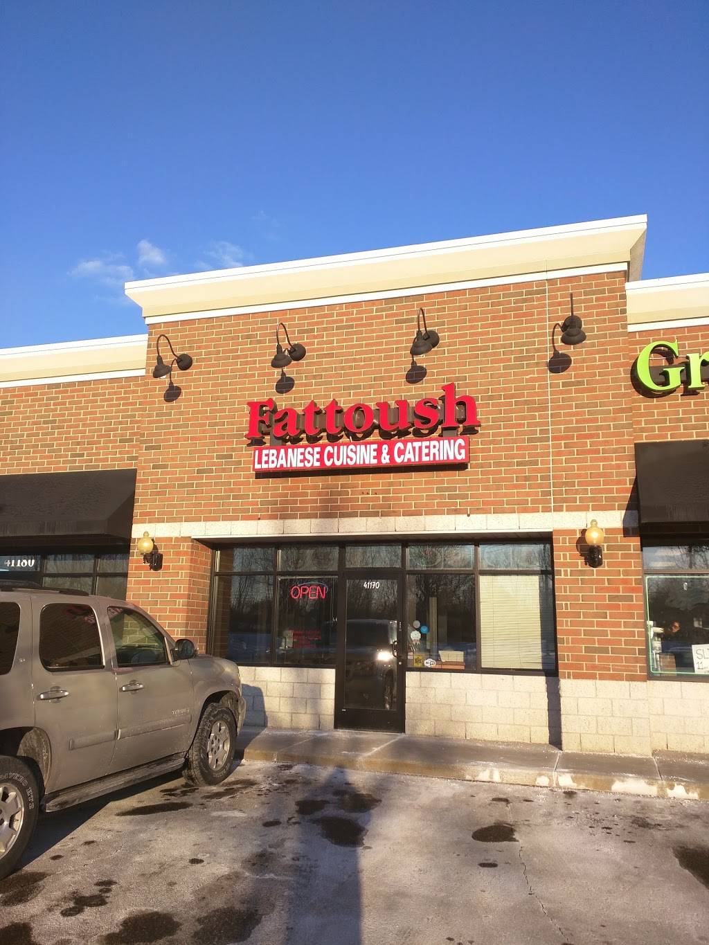 Fattoush Lebanese Grill | restaurant | 41170 Hayes Rd, Clinton Twp, MI 48038, USA | 5862866800 OR +1 586-286-6800