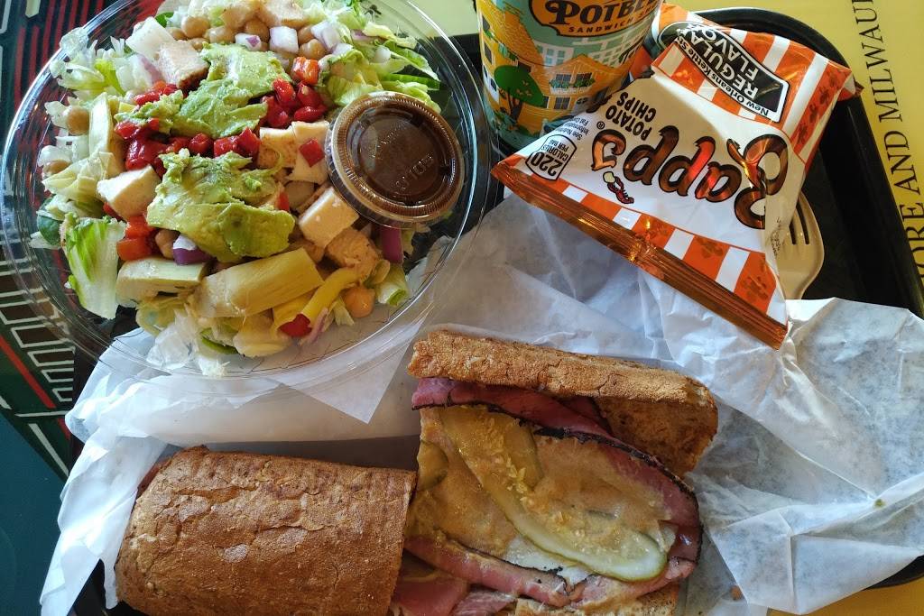 Potbelly Sandwich Shop | restaurant | 160 W Town Square Way #500, Oak Creek, WI 53154, USA | 4145635064 OR +1 414-563-5064