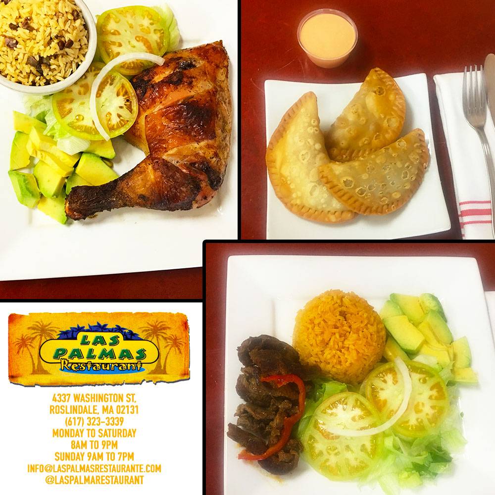 Las Palmas Restaurant | restaurant | 4337 Washington St, Roslindale, MA 02131, USA | 6173233339 OR +1 617-323-3339