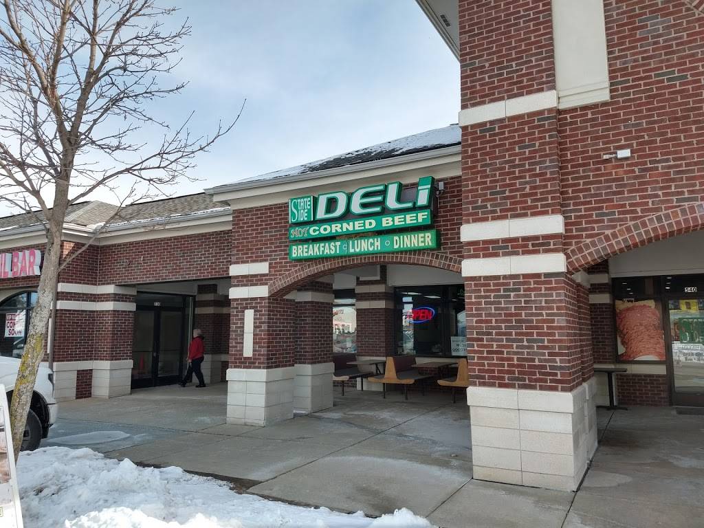 StateSide Deli & Restaurant Okemos | restaurant | 3552 Meridian Crossings, Okemos, MI 48864, USA | 5178531100 OR +1 517-853-1100
