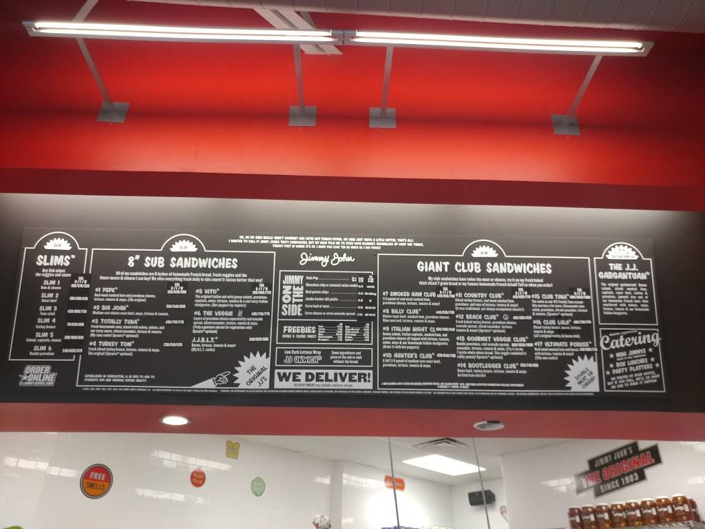 Jimmy Johns | meal delivery | 4901 W Waters Ave, Tampa, FL 33634, USA | 8139994511 OR +1 813-999-4511