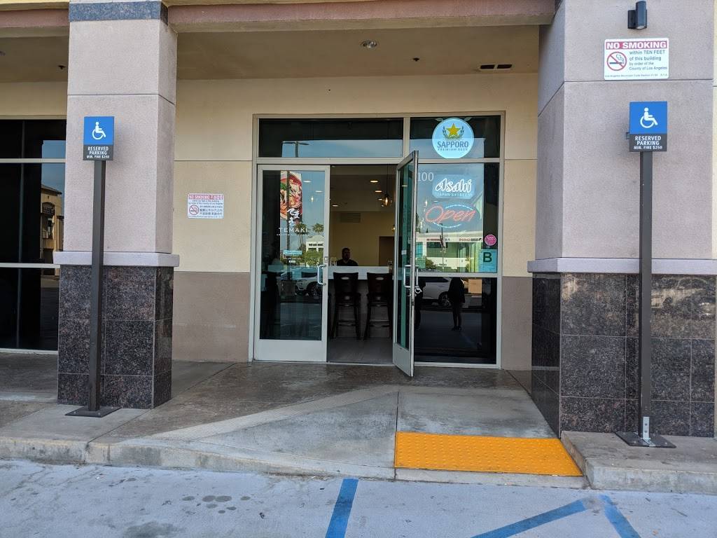 Temaki | restaurant | 18558 Gale Ave #100, City of Industry, CA 91748, USA | 6268106988 OR +1 626-810-6988
