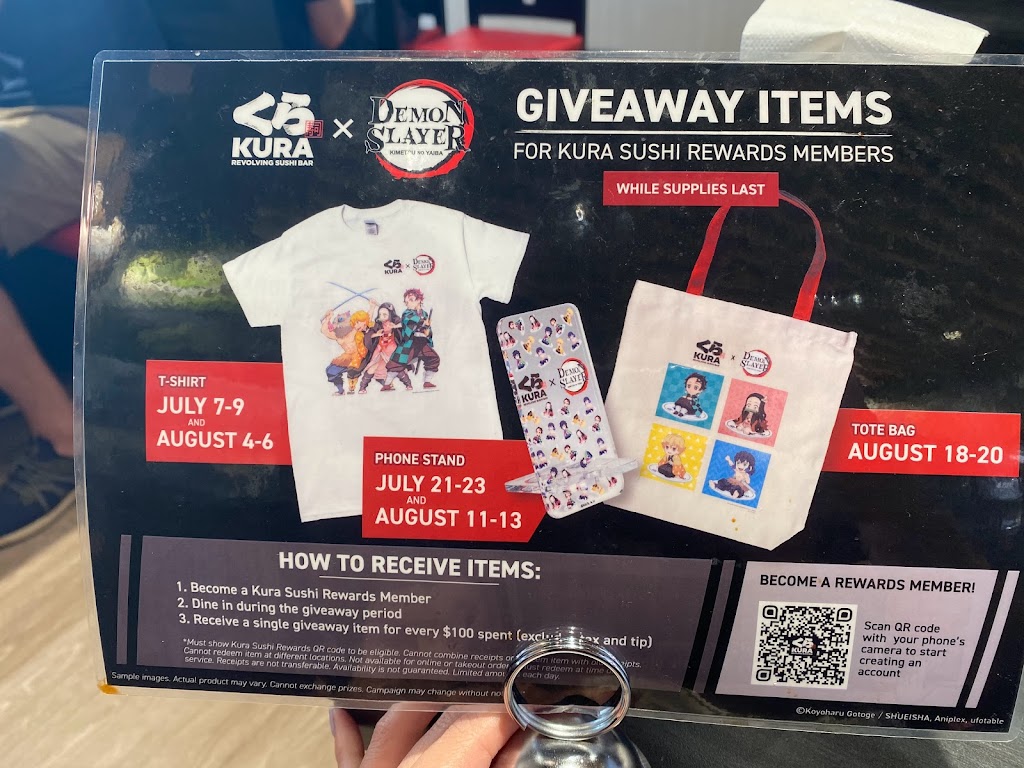 Kura Revolving Sushi Bar | restaurant | 26425 Novi Rd suite c, Novi, MI 48375, USA | 9473661555 OR +1 947-366-1555