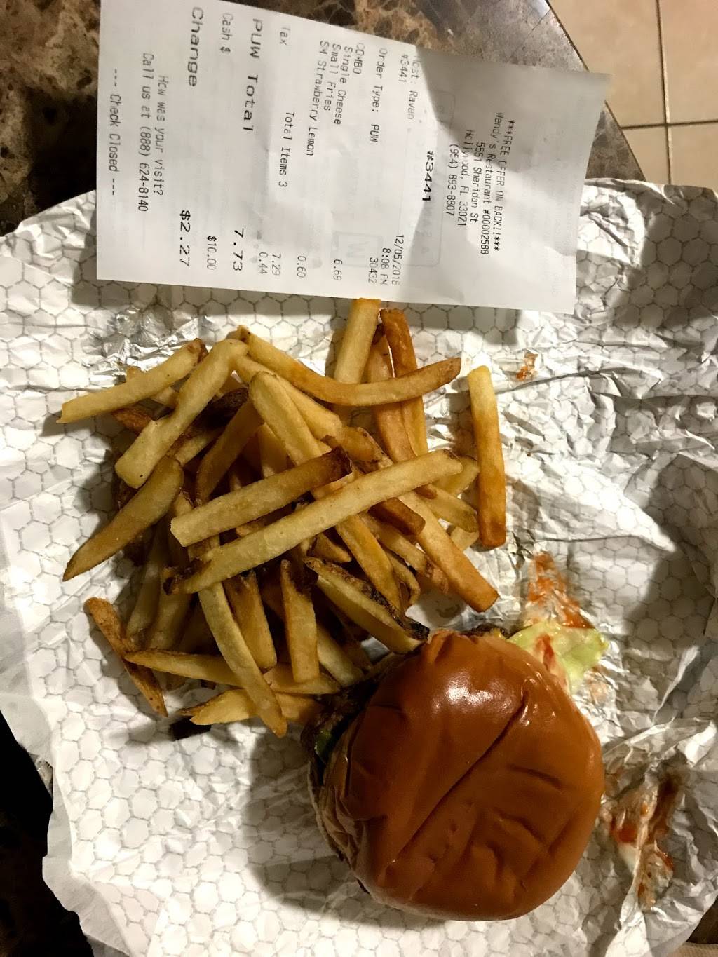 Wendys | restaurant | 5551 Sheridan St, Hollywood, FL 33021, USA | 9548938807 OR +1 954-893-8807