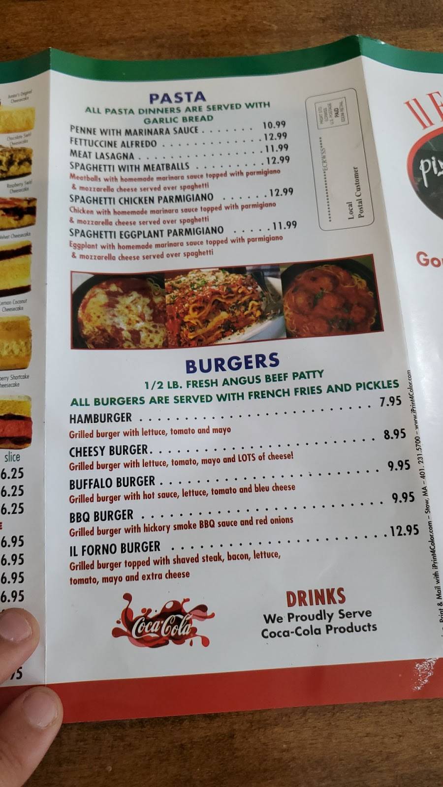 IL Forno Italiano | restaurant | 372 Thames St, Newport, RI 02840, USA | 4018485555 OR +1 401-848-5555