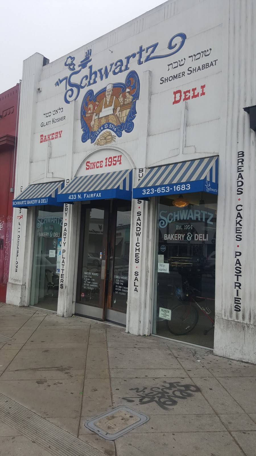 Schwartz Bakery | bakery | 433 N Fairfax Ave, Los Angeles, CA 90036, USA | 3236531683 OR +1 323-653-1683