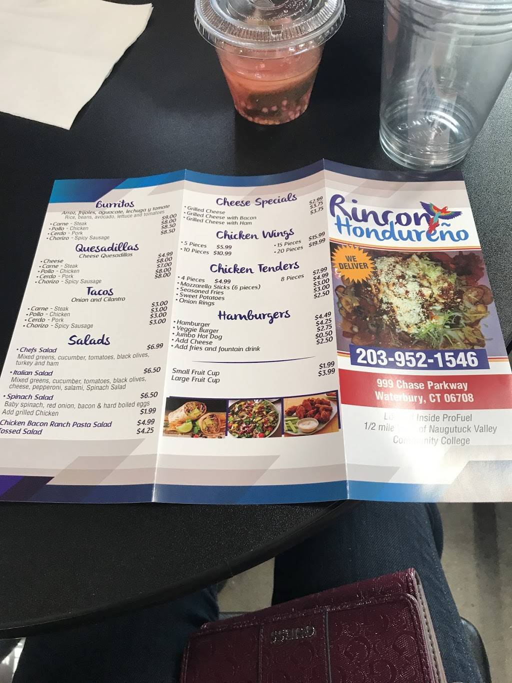 Rincon Hondureño | restaurant | 999 Chase Pkwy, Waterbury, CT 06708, USA | 2039521546 OR +1 203-952-1546