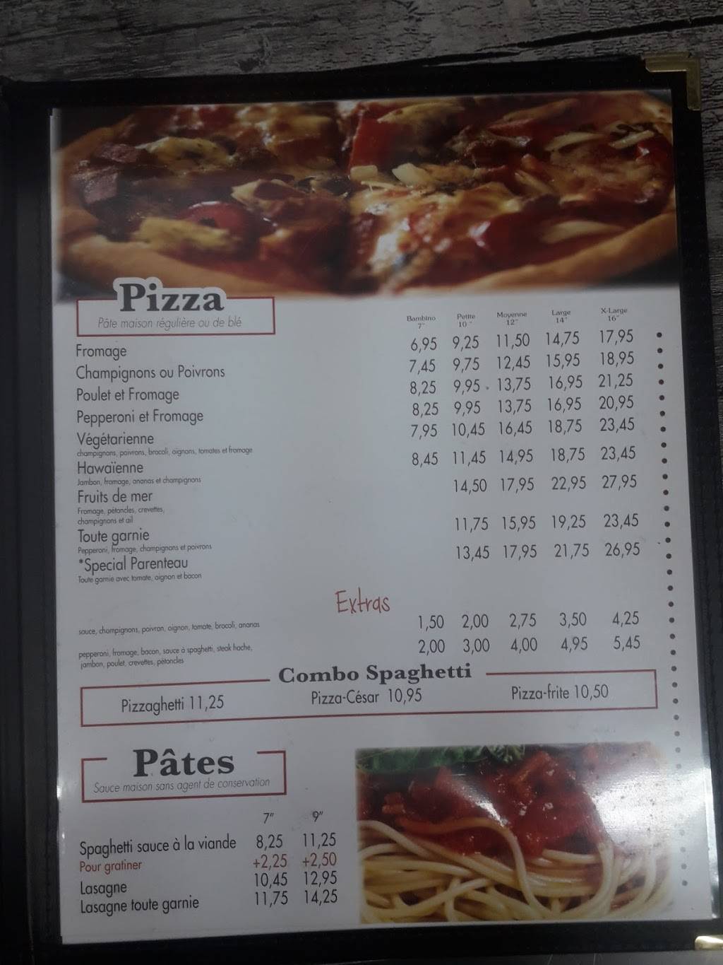 Pizzeria Parenteau PJ | meal delivery | 2630 Dessaulles, Saint-Hyacinthe, QC J2S 2V5, Canada | 4507738533 OR +1 450-773-8533