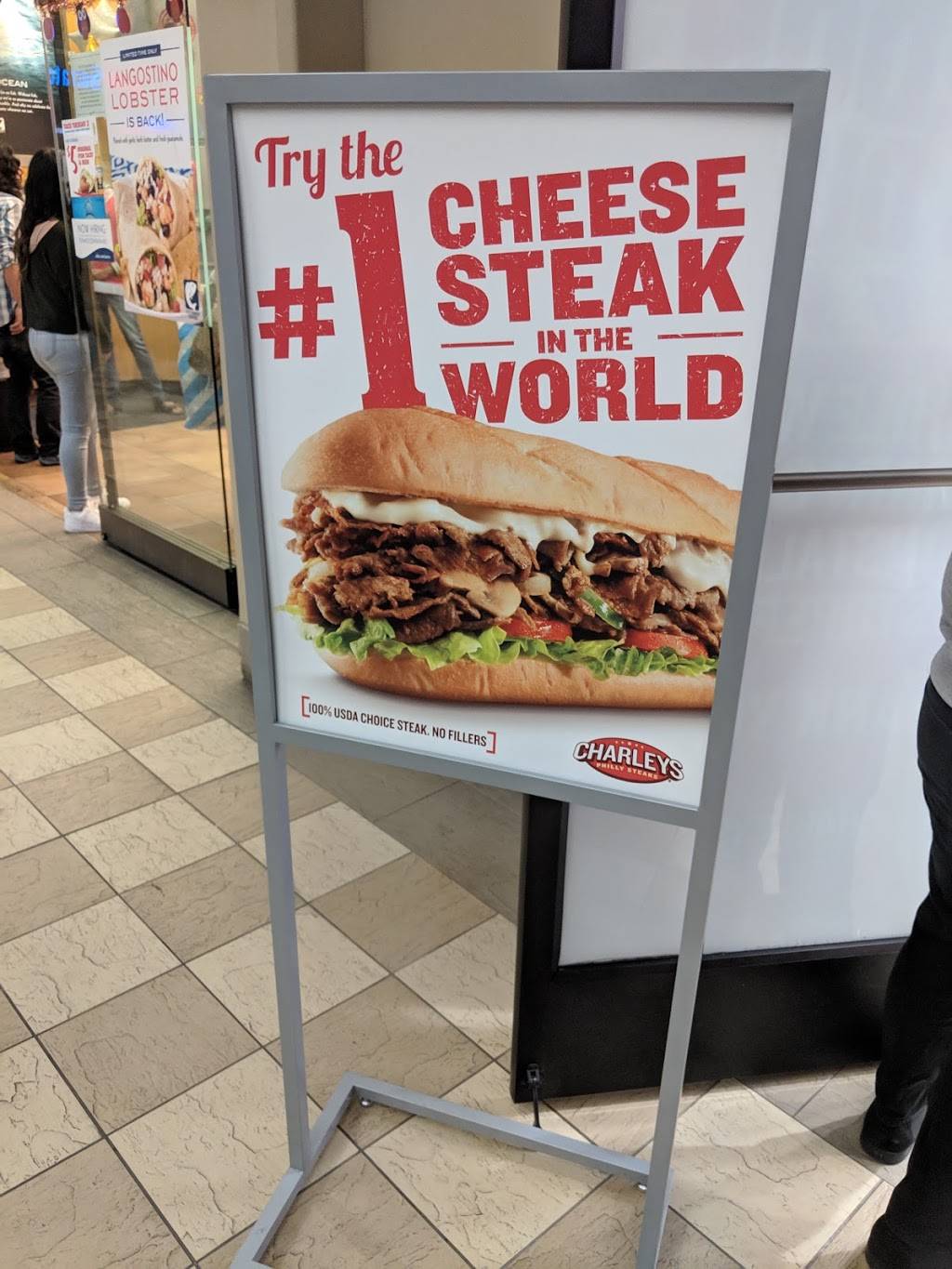 Charleys philly steaks | restaurant | 7007 Friars Rd Unit 925, San Diego, CA 92108, USA | 6192951130 OR +1 619-295-1130