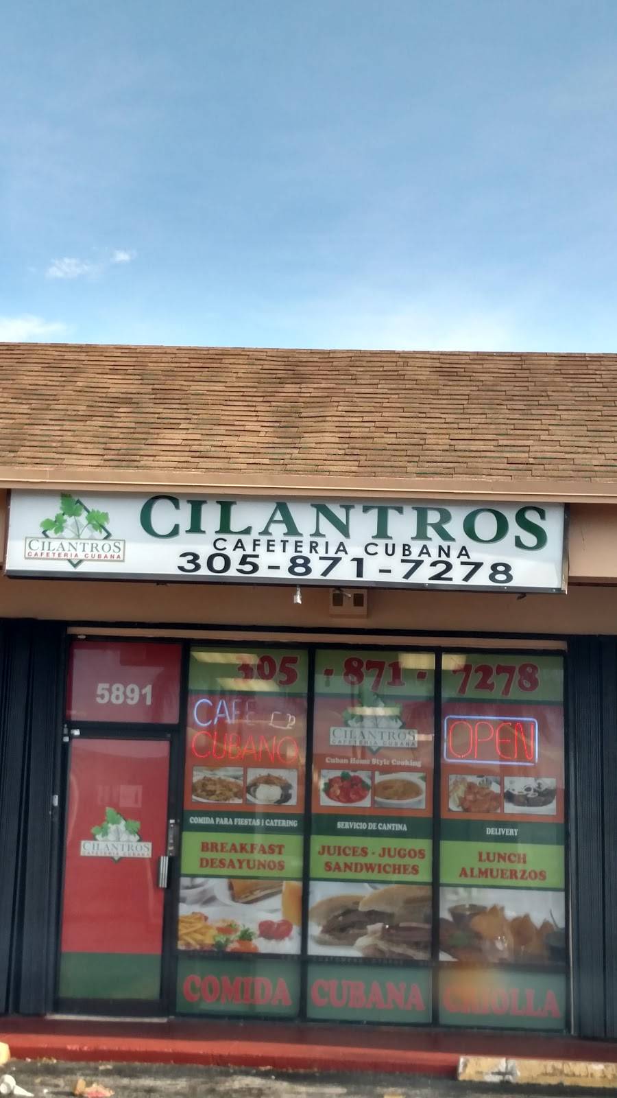 Cilantros Cafeteria & Juice Bar | cafe | 5891 NW 36th St, Virginia Gardens, FL 33166, USA | 3058717278 OR +1 305-871-7278