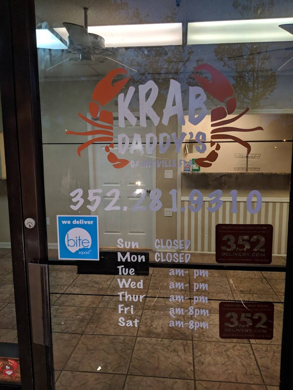 Krab Daddy | restaurant | 125 NW 23rd Ave #21, Gainesville, FL 32609, USA | 3522819310 OR +1 352-281-9310