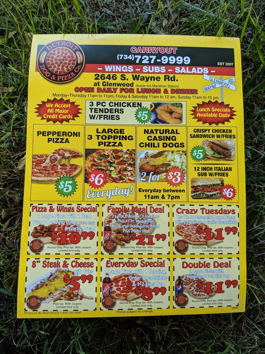 Pizza Town | restaurant | 2646 S Wayne Rd, Westland, MI 48186, USA | 7347279999 OR +1 734-727-9999