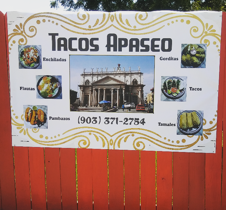 Tacos Apaseo | restaurant | 3529 TX-42, Longview, TX 75604, USA | 9033712754 OR +1 903-371-2754