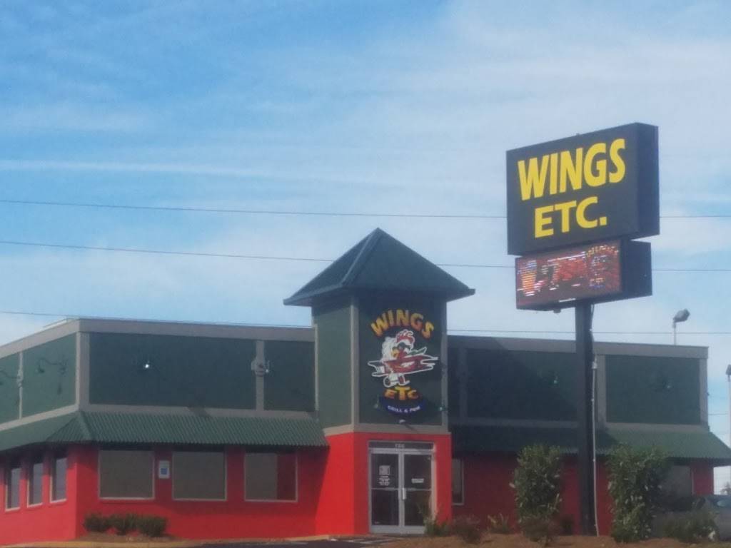 Wings Etc. | restaurant | 788 Vann Dr, Jackson, TN 38305, USA | 7312241785 OR +1 731-224-1785