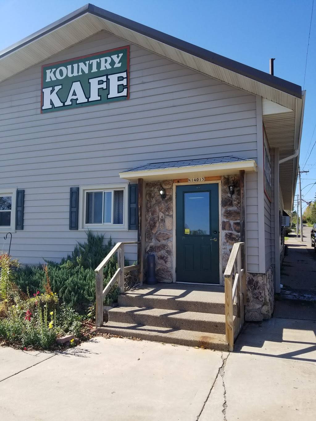 Kountry Kafe | restaurant | N14015 W Central Ave, Fifield, WI 54524, USA | 7157624946 OR +1 715-762-4946
